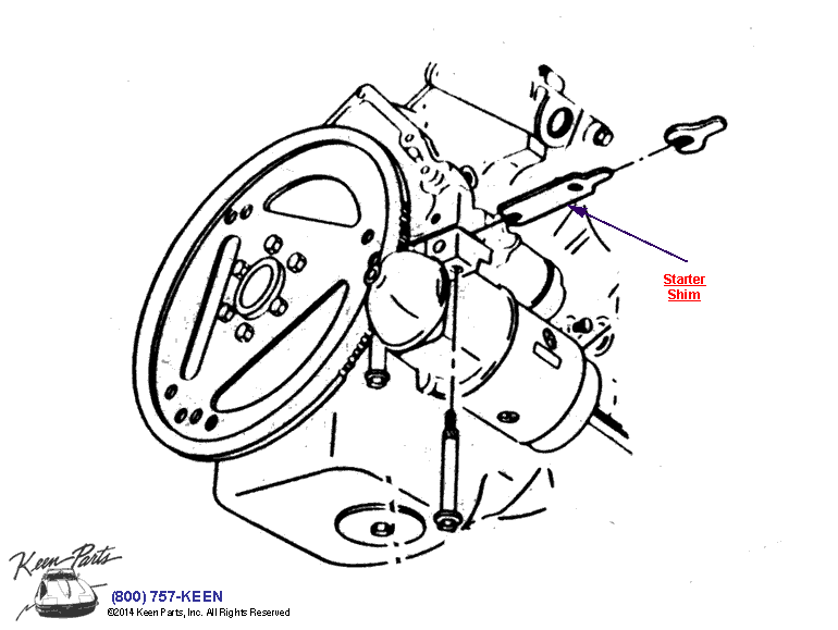 Starter Diagram for a 1988 Corvette