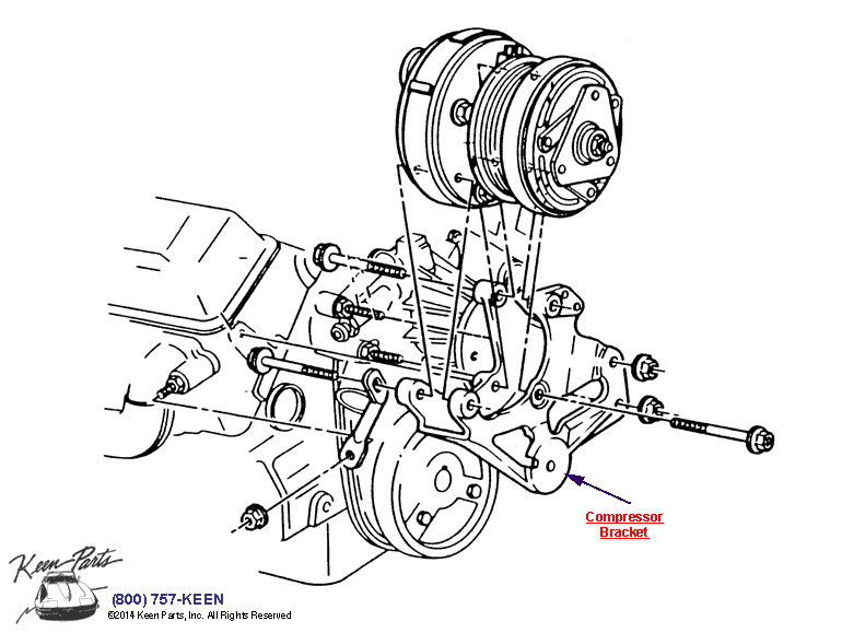 AC Compressor Diagram for a 1987 Corvette