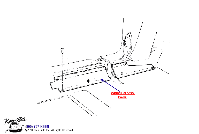 Sill Plates Diagram for a 1959 Corvette