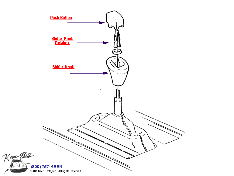 Shifter Diagram for a 1990 Corvette