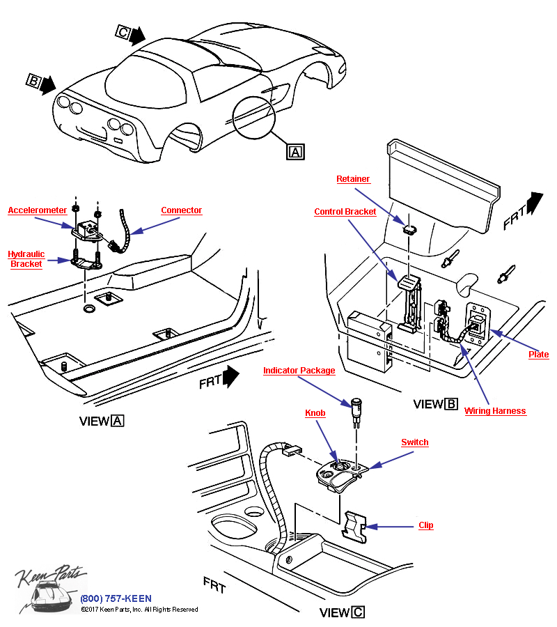 Suspension Controls- Electronic Diagram for a 2006 Corvette