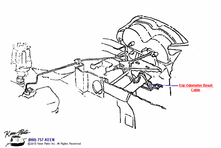 Trip Odometer Reset Diagram for All Corvette Years