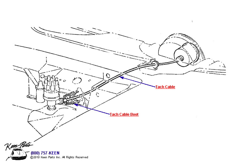 Fuel Injection Tach Diagram for a 1987 Corvette