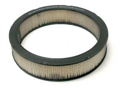 1970-1972 Corvette Air Cleaner Element Correct Horizontal Cut Mesh Open