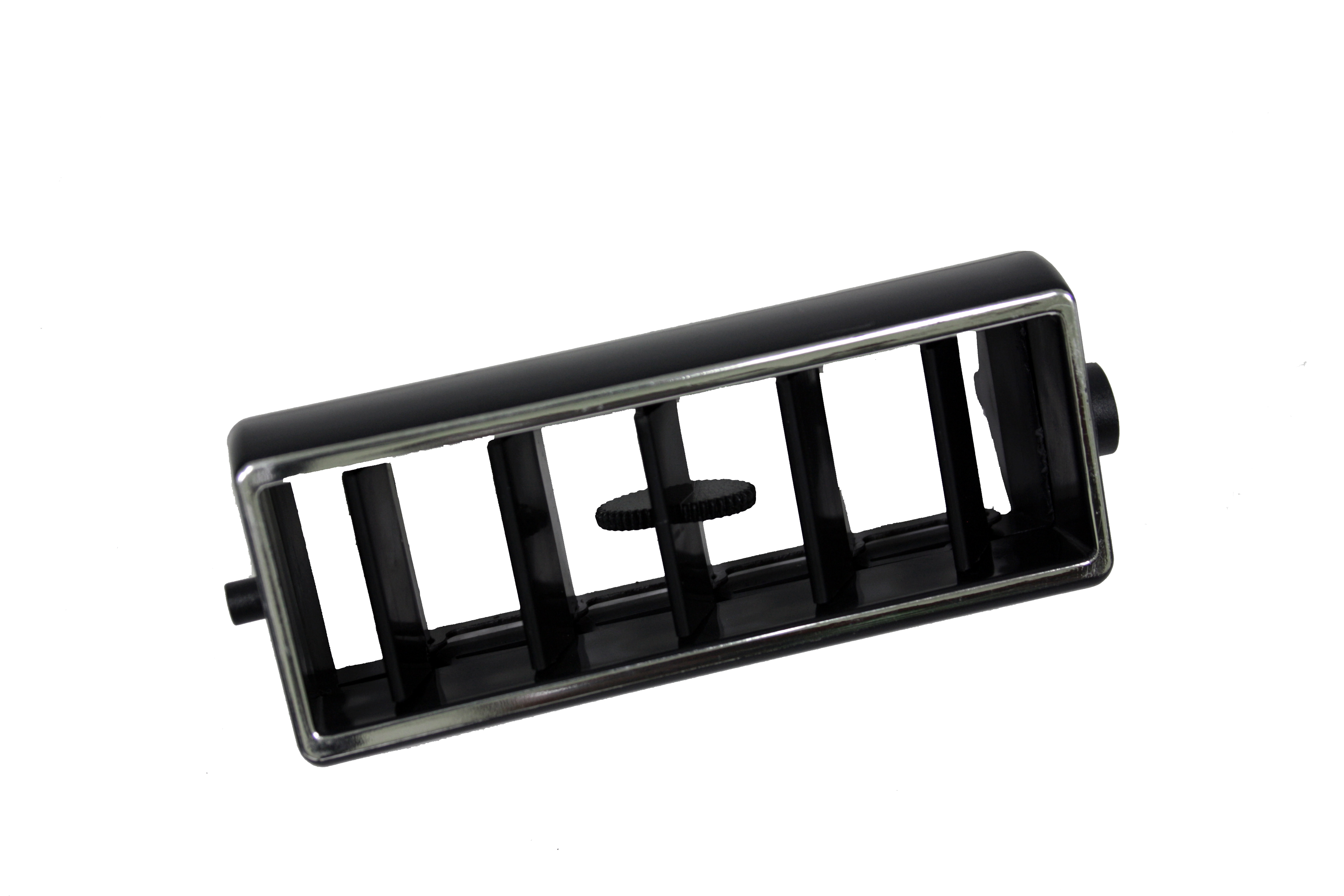 Corvette Center Dash Vent Black with Chrome