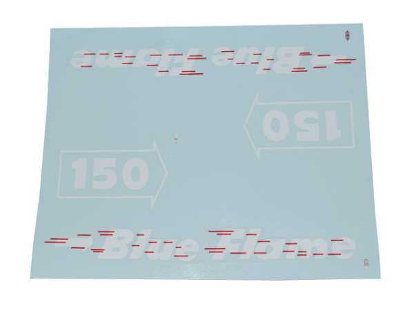 1954-1955 Corvette Blue Flame Valve Cover Decal