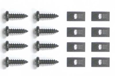 1956-1958 Corvette Door Reveal Molding Retainer Screw & Nut Kit