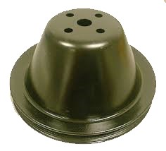 1953-1954 Corvette Water Pump Pulley - Upper 6 Cylinder AC