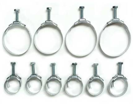 1970 Corvette Cooling System Hose Clamp Kit (10 Pcs) Small Block All Except LT-1