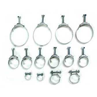 1970 Corvette Cooling System Hose Clamp Kit (14 Pcs) Big Block without AC