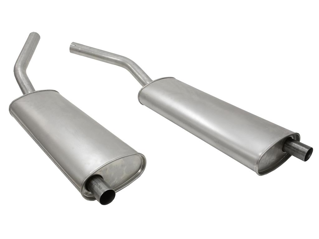 1956-1962 Corvette Oval Mufflers Pair