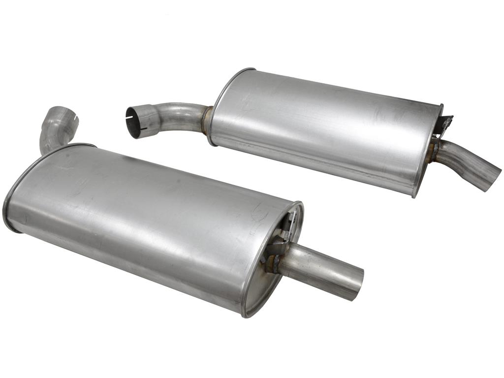 1969-1972 Corvette Muffler - Pair 2.5 inch