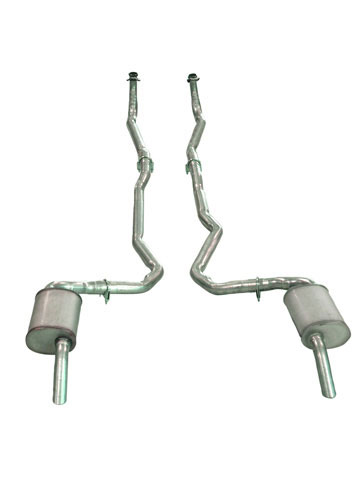 1974-1979 Corvette Hideaway Dual Exhaust Kit - 2 inch