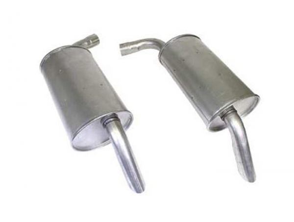 1975-1979 Corvette Muffler - Pair - 2 inch