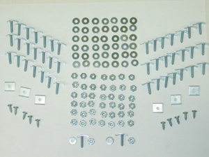 1956-1961 Corvette Side Molding Mount Kit with Nut & Washer (144 Pcs)