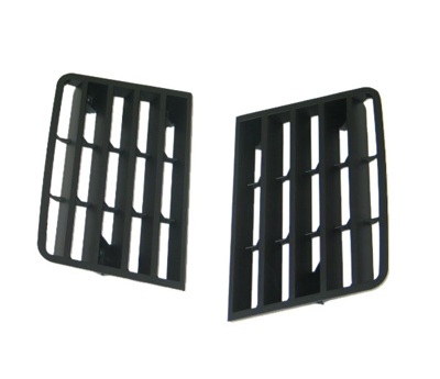 1980-1982 Corvette Side Vent Louver - Pair (Black)