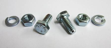 1968-1972 Corvette Front License Plate Bracket Bolt Kit  (6 Pcs)