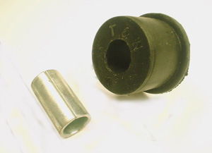 1956-1962 Corvette Generator Rubber Mount Bushing with Sleeve Set (2 Pcs)