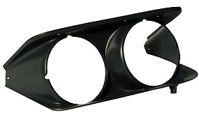 1968-1982 Corvette RH Headlight Bezel Fiberglass (Fiberglass)