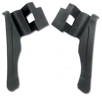 1970-1974 Corvette Convertible Inner Quarter Panel Trim Pair   with Shoulder Belt Hole