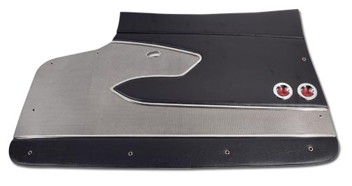 1959 Corvette Deluxe Door Panel - Pair with Metal Upper Support 