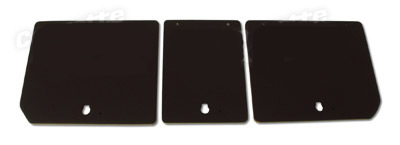 1973-1979 Corvette Rear Compartment Door Plastic (Set Of 3)