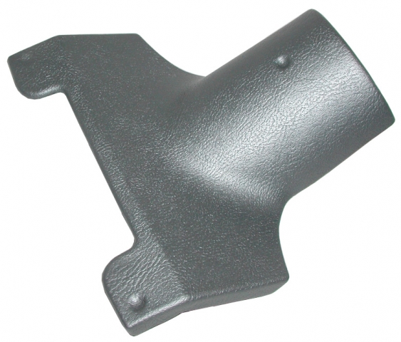 1969-1977 Corvette Lower Steering Column Cover (Black - unpainted)