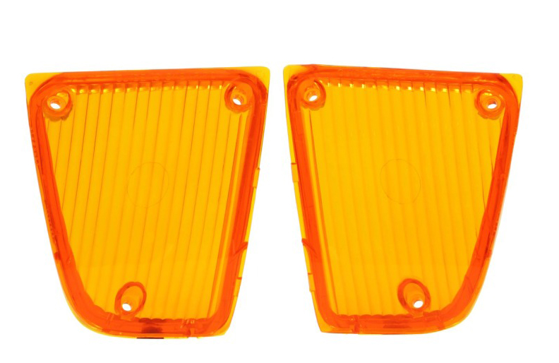 1972 Corvette Parking Light Lens - Pair (Amber)