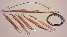 1955-1960 Corvette Ground Strap Set (8 Pieces)