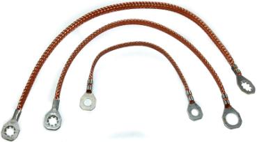 1979-1980 Corvette Ground Strap Set All with Power Antenna