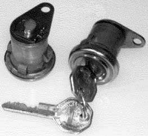 Corvette Door Lock - Pair with Keys