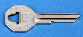 1953-1966 Corvette Key Blank Original Octagonal Type