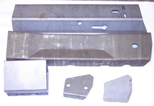 1975-1977 Corvette LH Side Rail Frame Section (23 inch)