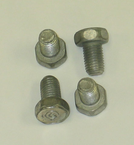 1956-1962 Corvette Fuel and Brake Line Clip to Frame Bolt Set and Rear Axle Bumper Bolt Set