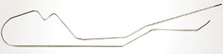 Corvette Fuel Line - Front to Rear (Stainless Steel)