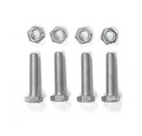 Corvette Tie Rod Clamp Bolt Kit (4 Bolts and 4 Crimp Nuts)