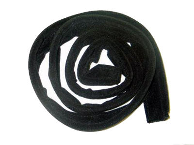 1957-1958 Corvette Rear Bow Seal (Black) Mohair