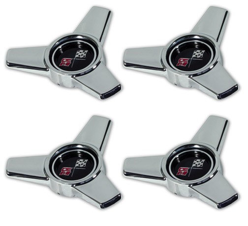 Corvette Spinner with Emblem Set