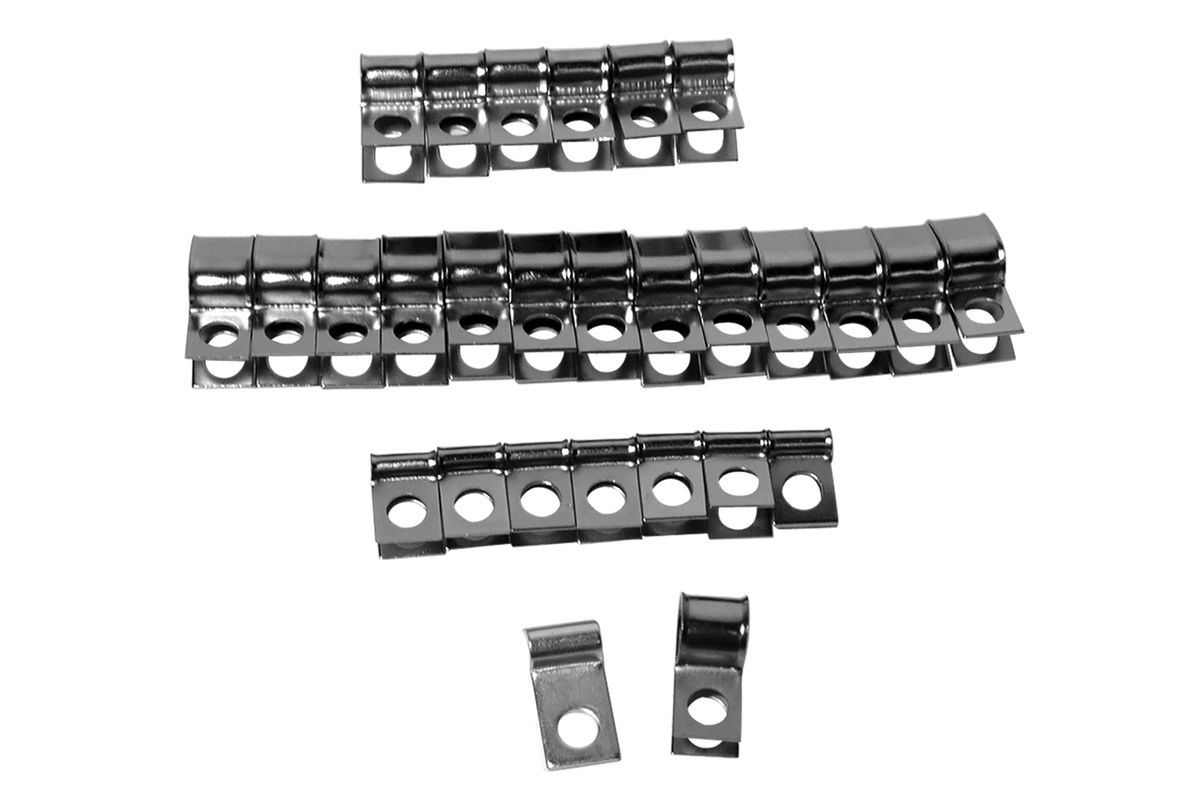 Corvette Brake and Fuel Line Clip Set (28 Pieces)