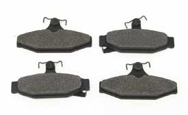 Corvette Metallic Rear Brake Pad Set