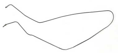 1965 Corvette Steel Brake Line Front to Rear with Power Brakes OM (Original Metal) 3/16 Inch