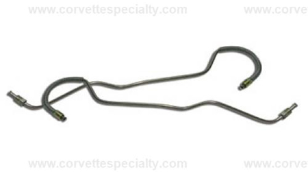 1956-1962 Corvette Steel Rear BRAKE Line Set OM (Original Metal) LH and RH