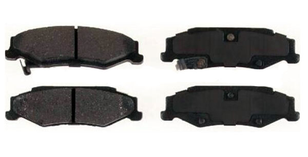 Corvette BRAKE REAR CALIPER PAD KIT ( 4 PADS WITH HARDWARE )