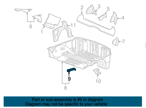 1997-2004 Corvette PARKING BRAKE CABLE EQUALIZER BRACKET