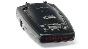 1953-2009 Corvette Escort Radar Detector 9500i Passport Red