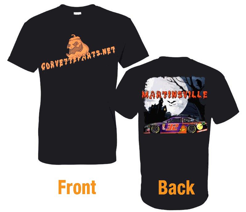 2018 Corvette MARTINSVILLE HALLOWEEN T-SHIRT  2018