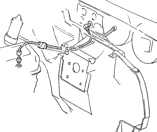 Small Block Oil Pressure Line