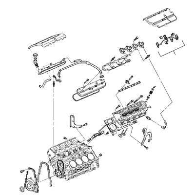 Engine Assembly- Cylinder Head - LS1