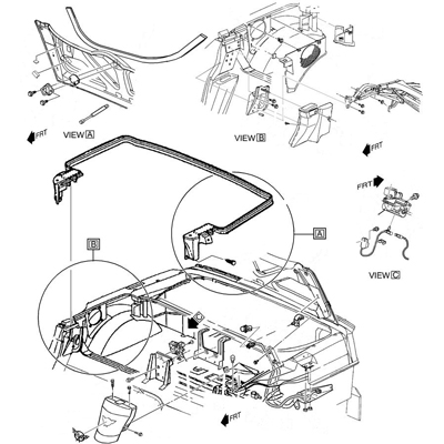 Folding Top Hardware