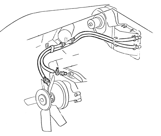 Heater Hoses (Small Block Non AC)